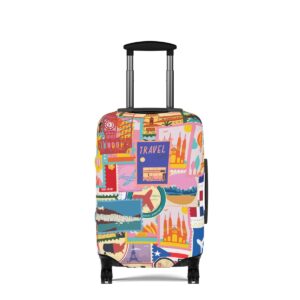 Travel Luggage Cover protector for suitcase size 21" by 14"