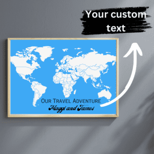 Custom Pin Map: Shop Custom and unique gift