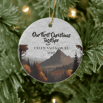 Personalized travel ornament